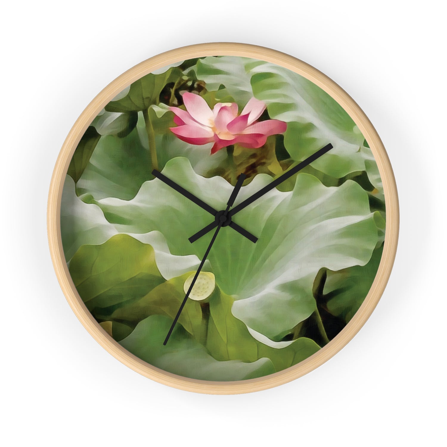 Wall Clock - Flower of Lotus (Variant 2)