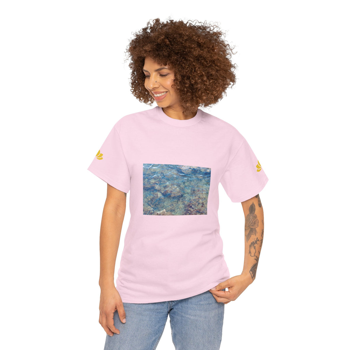 Unisex Heavy Cotton Tee - Sea (Variant 3)