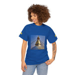 Unisex Heavy Cotton Tee - Nepal, Buddha's Eyes (Variant 6)