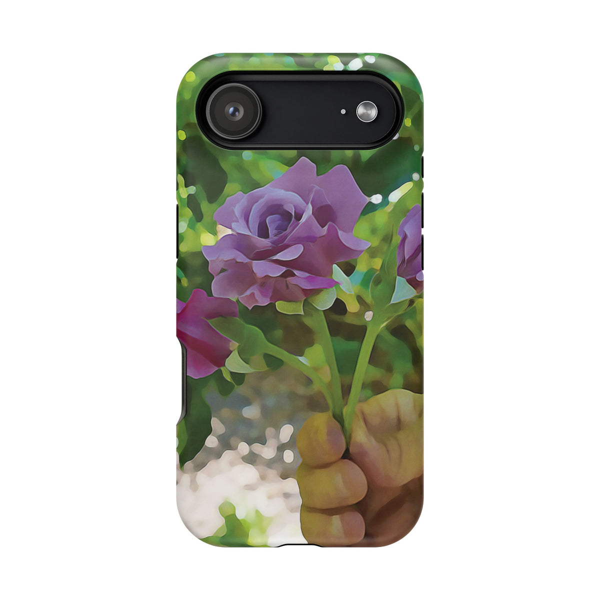Magnetic Tough Phone Case - Flower of Rose, Small Bouquet