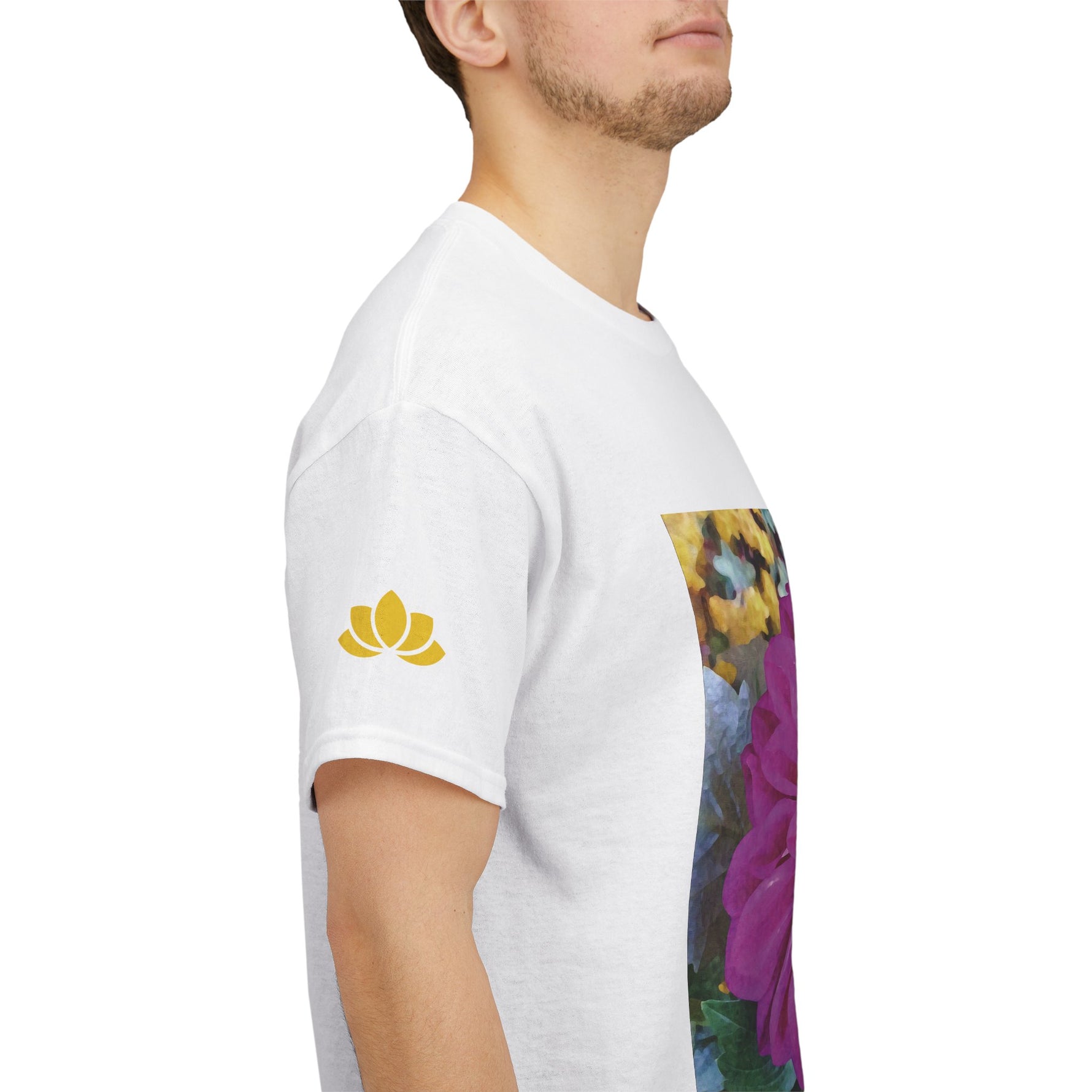 Unisex Heavy Cotton Tee - Flower of Dahlia