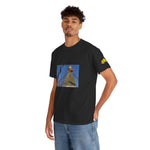 Unisex Heavy Cotton Tee - Nepal, Buddha's Eyes (Variant 2)