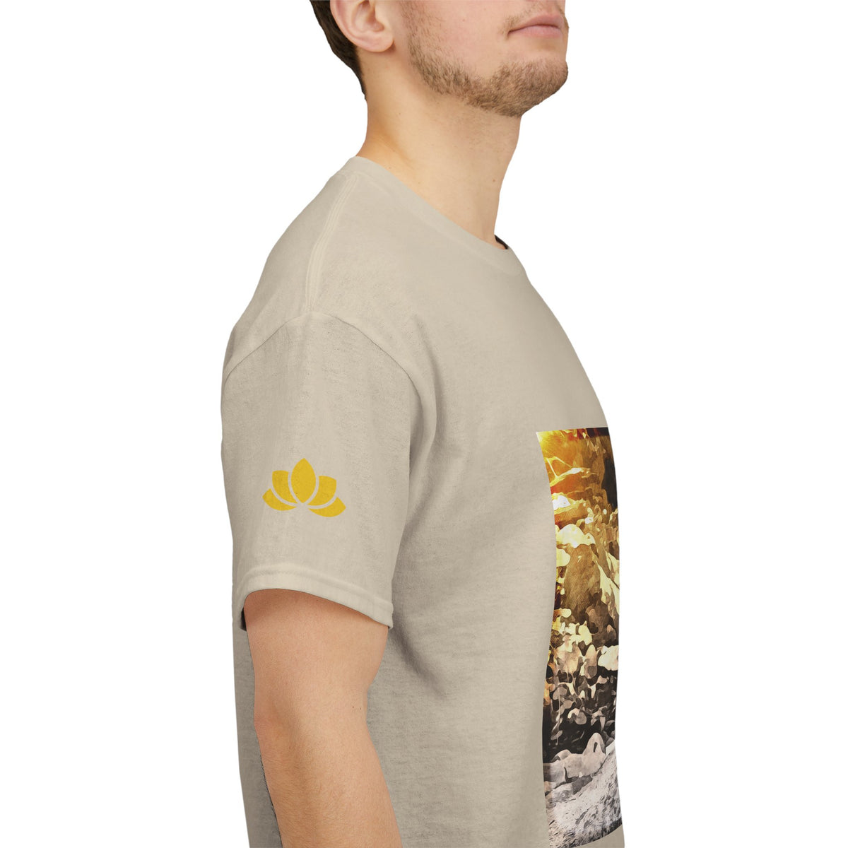 Unisex Heavy Cotton Tee - Stone Balance (Variant 1)