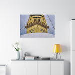 Stretched Matte Canvas - Nepal, Stupa with Buddha's Eyes (Variant 2)