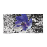 Beach Towel – Poly Art - Flower of Anemone