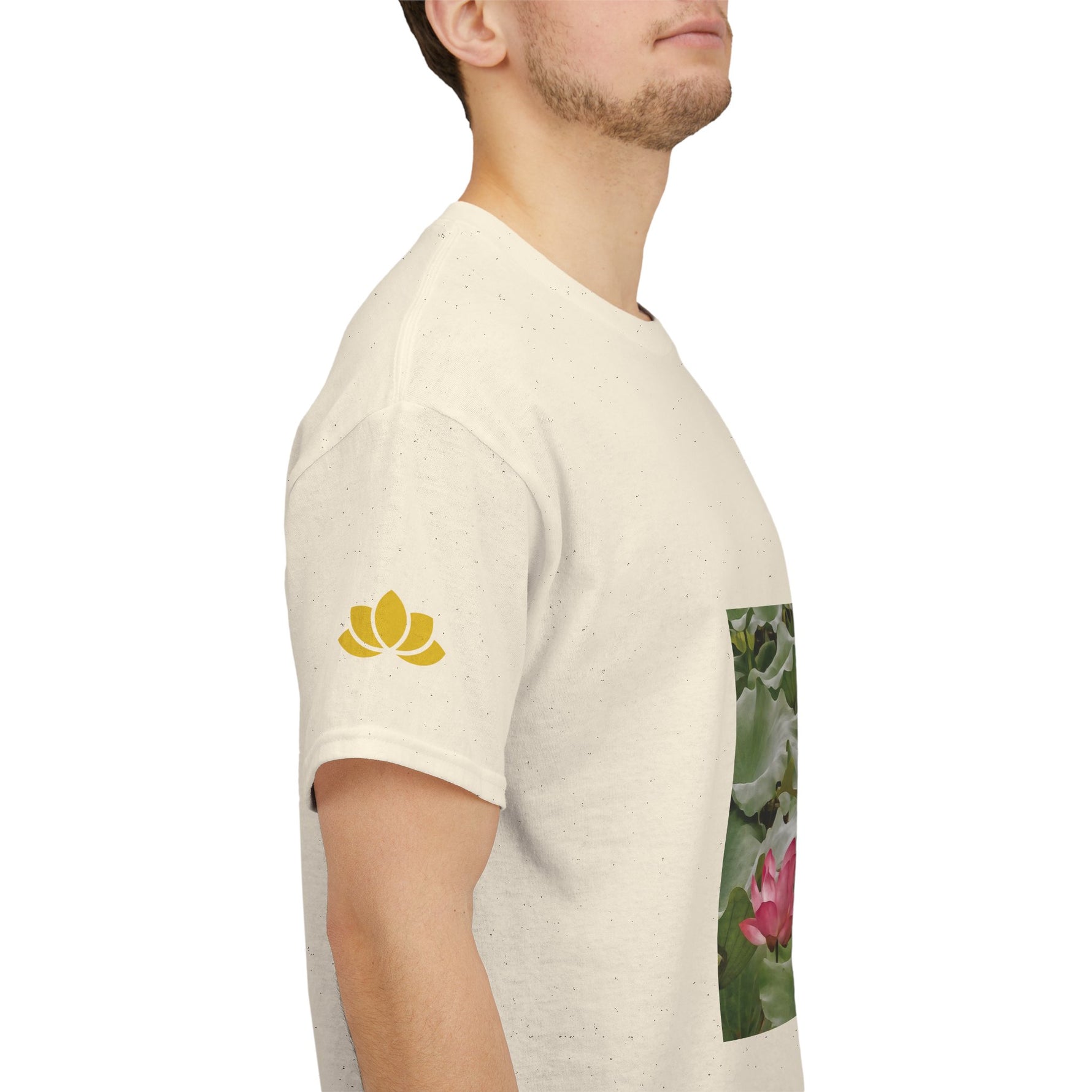 Unisex Heavy Cotton Tee - Flower of Lotus (Variant 3)