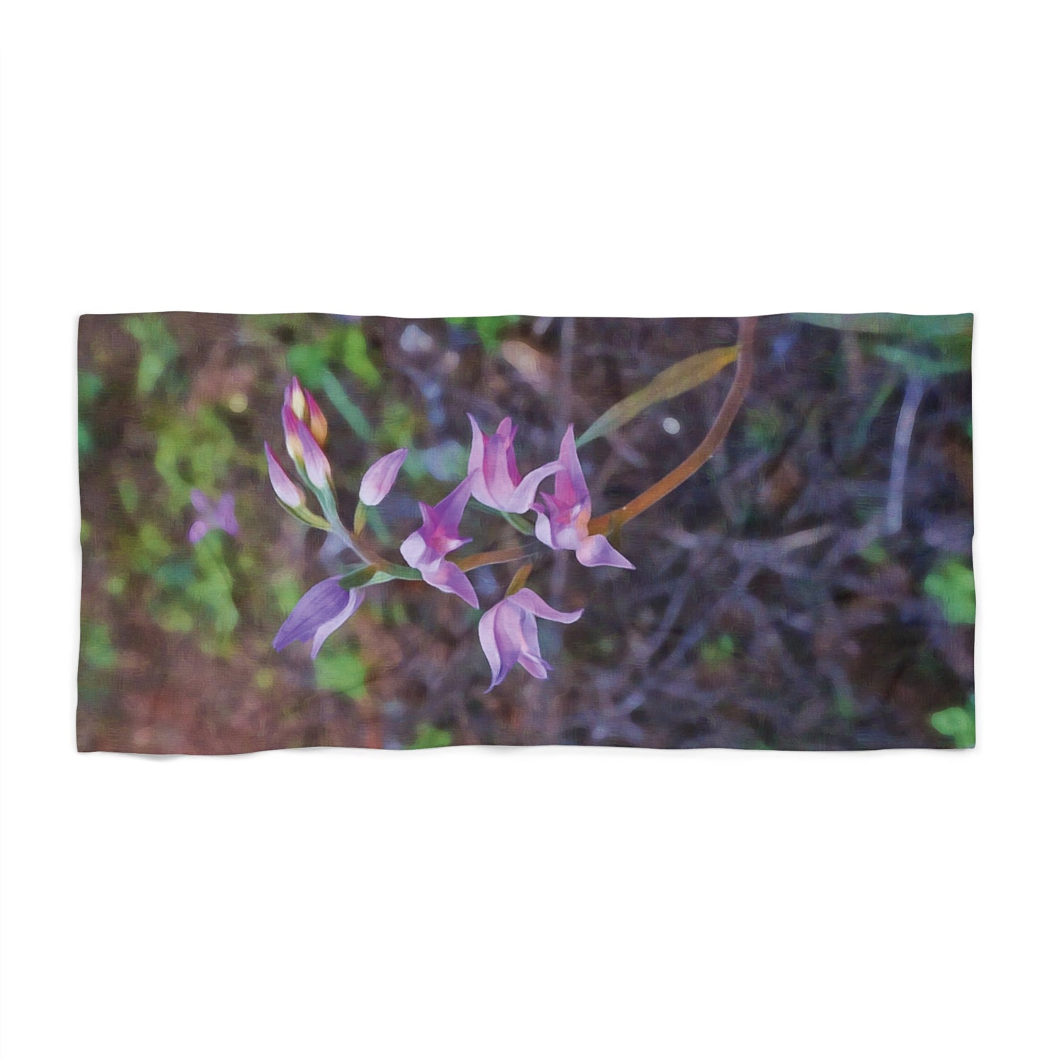 Beach Towel – Flower of Cephalanthera Rubra