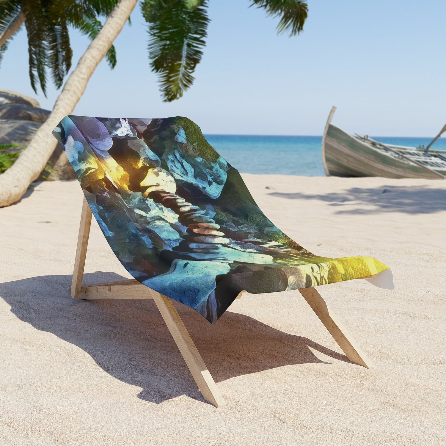 Beach Towel – Stone Balance (Variant 2)