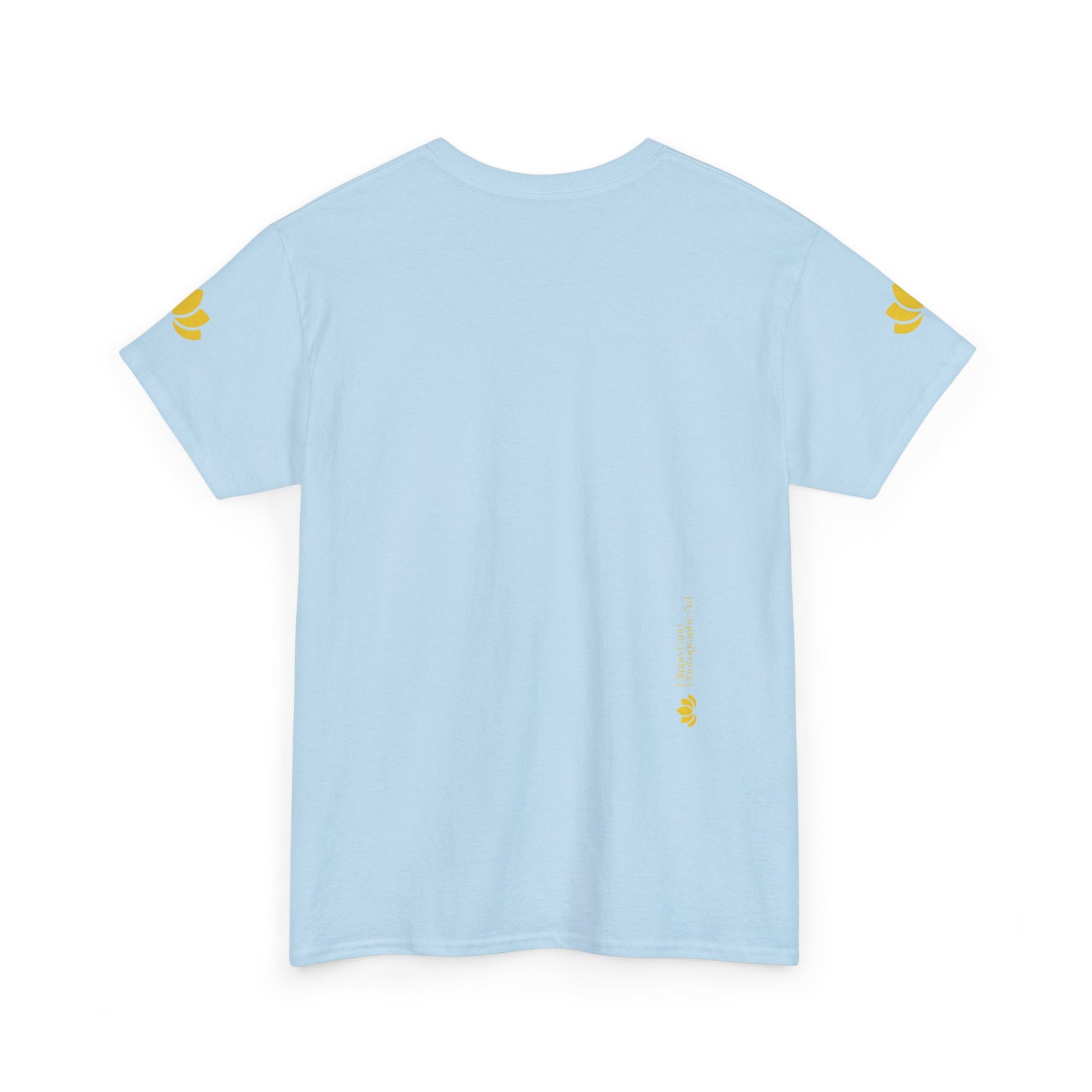 Unisex Heavy Cotton Tee - Poly Art - Flower of Dandelion (Variant 1)