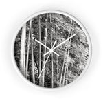 Wall Clock - Bamboo (B&W Variant)