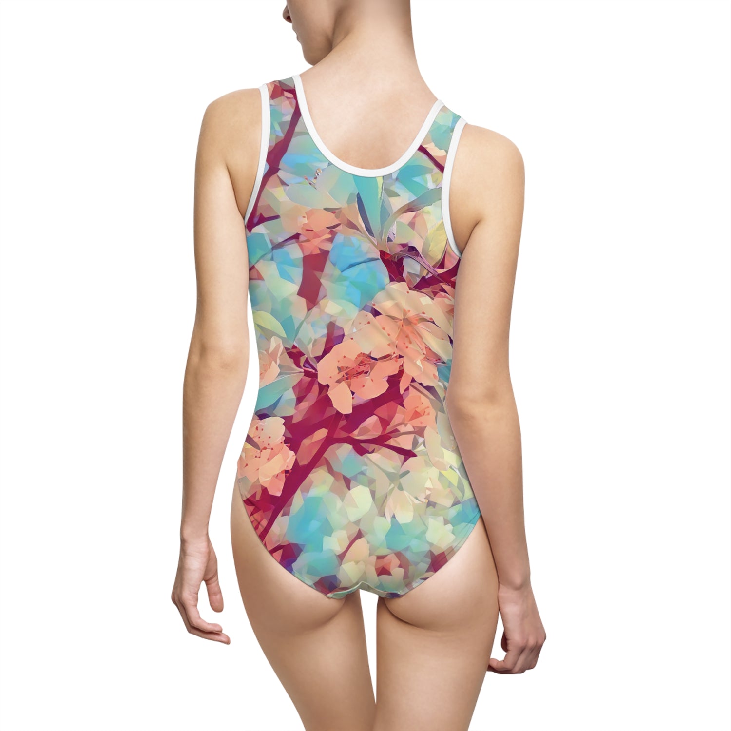 Swimsuit - Poly Art - Apple's Tree Flower (Variant 3)