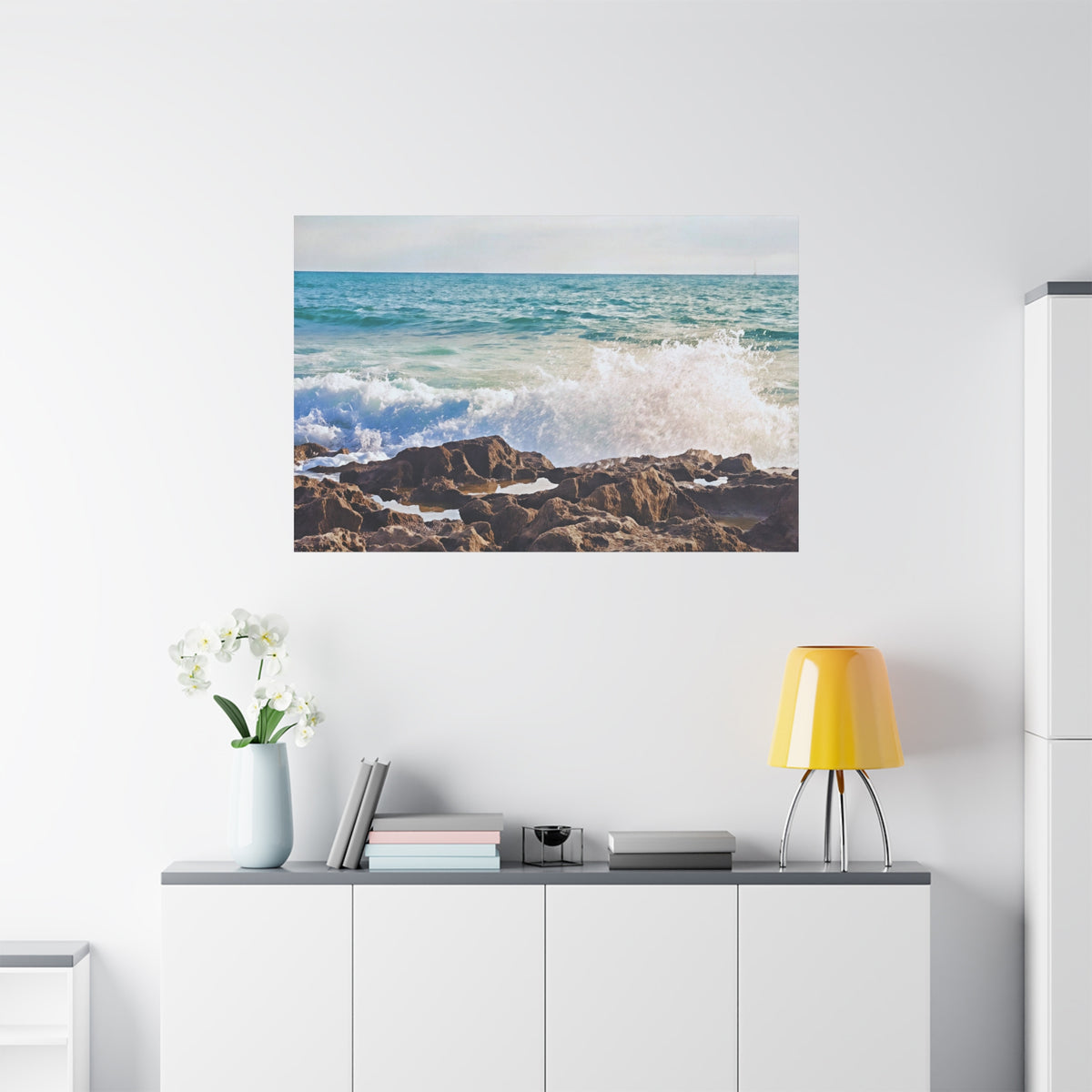 Stretched Matte Canvas - Sea (Variant 08)