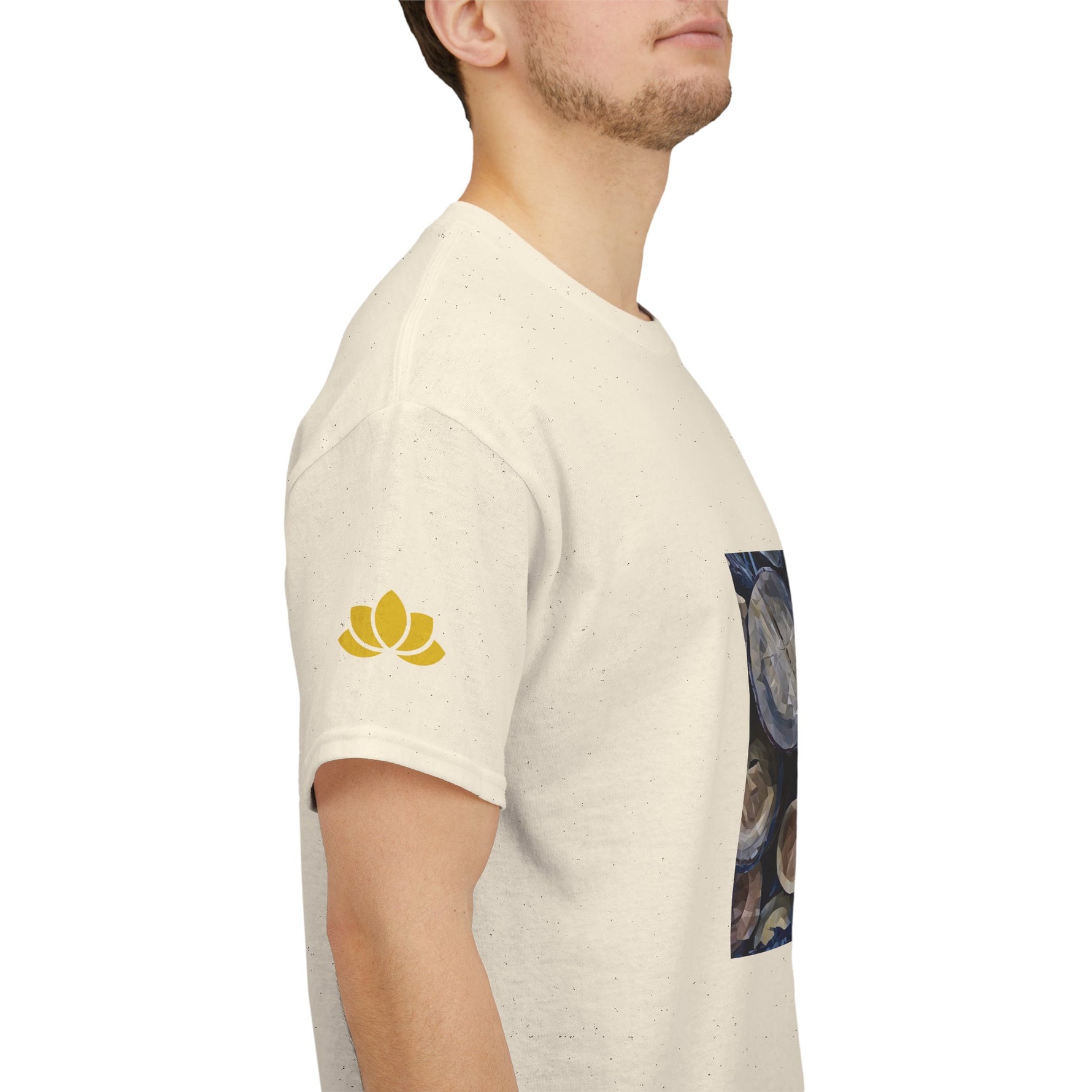 Unisex Heavy Cotton Tee - Poly Art - Wooden Trunks (Variant 2)