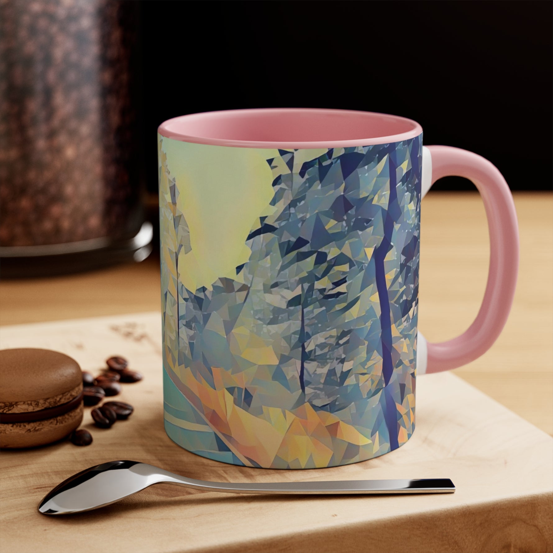 Mug 11oz - Poly Art - Forest (Variant 02)