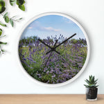 Wall Clock - Flower of Lavender (Variant 1)