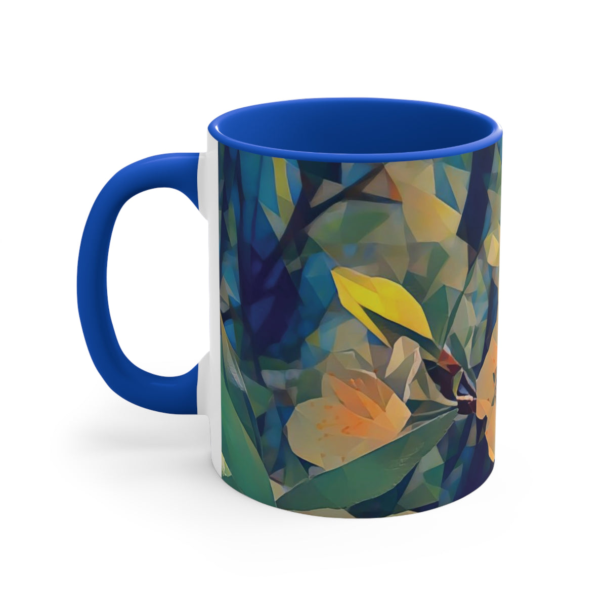 Mug 11oz - Poly Art - Apple's Tree Flower (Variant 2)