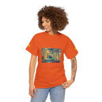Unisex Heavy Cotton Tee - Poly Art - Forest (Variant 1)