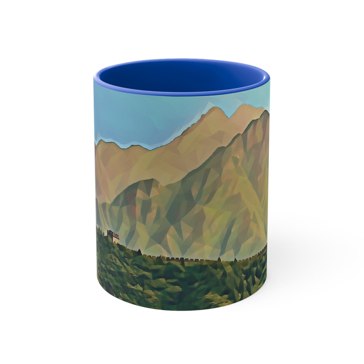 Mug 11oz - Poly Art - China's Great Wall (Variant 1)