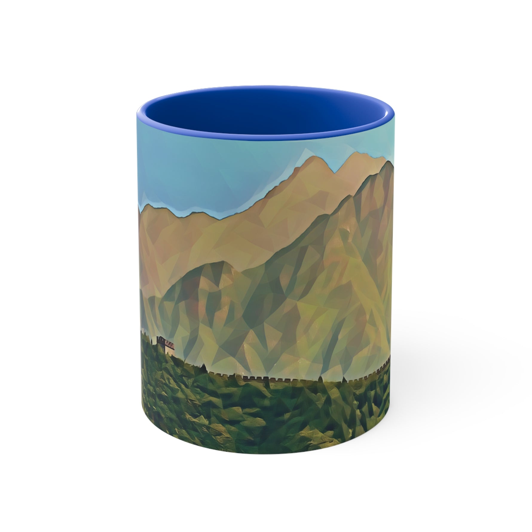 Mug 11oz - Poly Art - China's Great Wall (Variant 1)