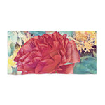 Beach Towel – Poly Art - Flower of Dahlia in Red (Variant 2)