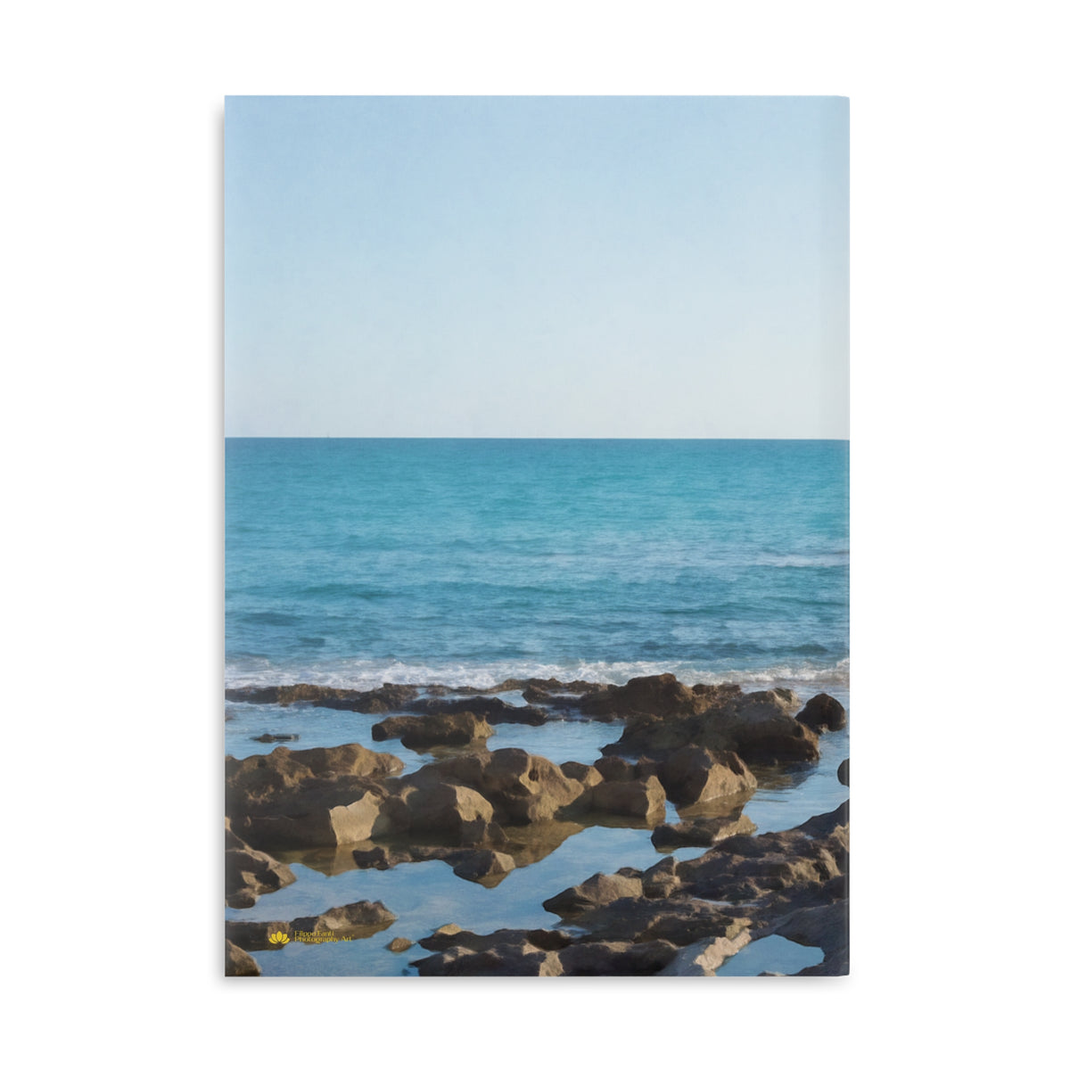 Hardcover Notebook with Puffy Covers - Sea Landscape (Variant 04)