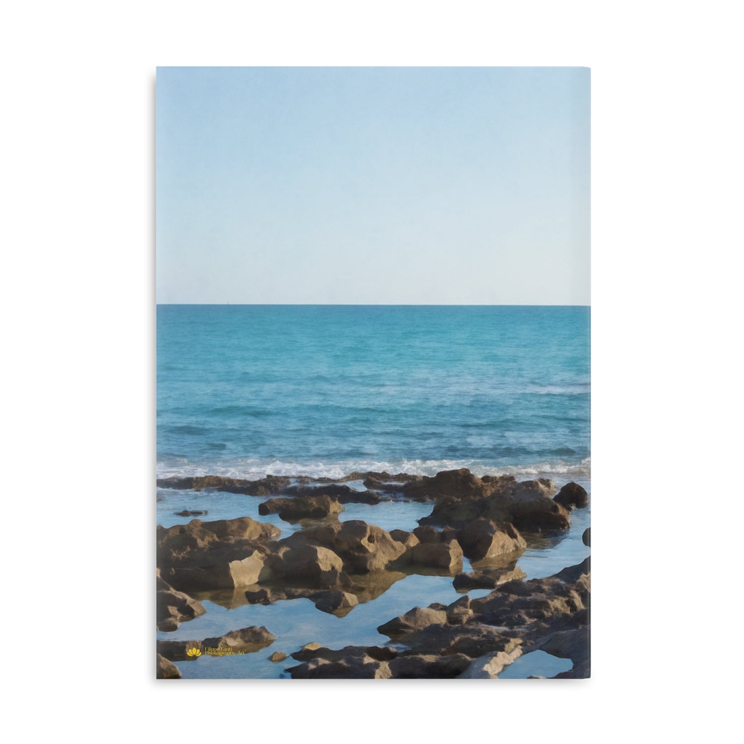 Hardcover Notebook with Puffy Covers - Sea Landscape (Variant 04)
