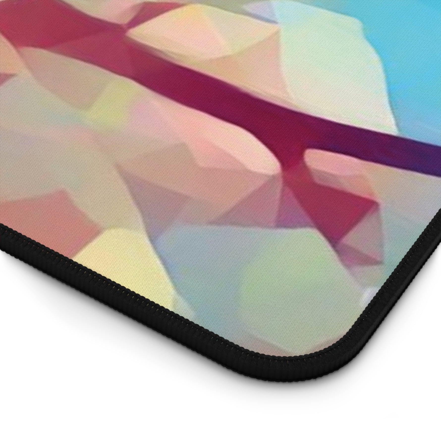 Desk Mat - Poly Art - Apple's Tree Flower (Variant 3)