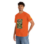 Unisex Heavy Cotton Tee - Poly Art - Flower of Lotus (Variant 2)