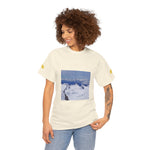 Unisex Heavy Cotton Tee - View from Mont Blanc