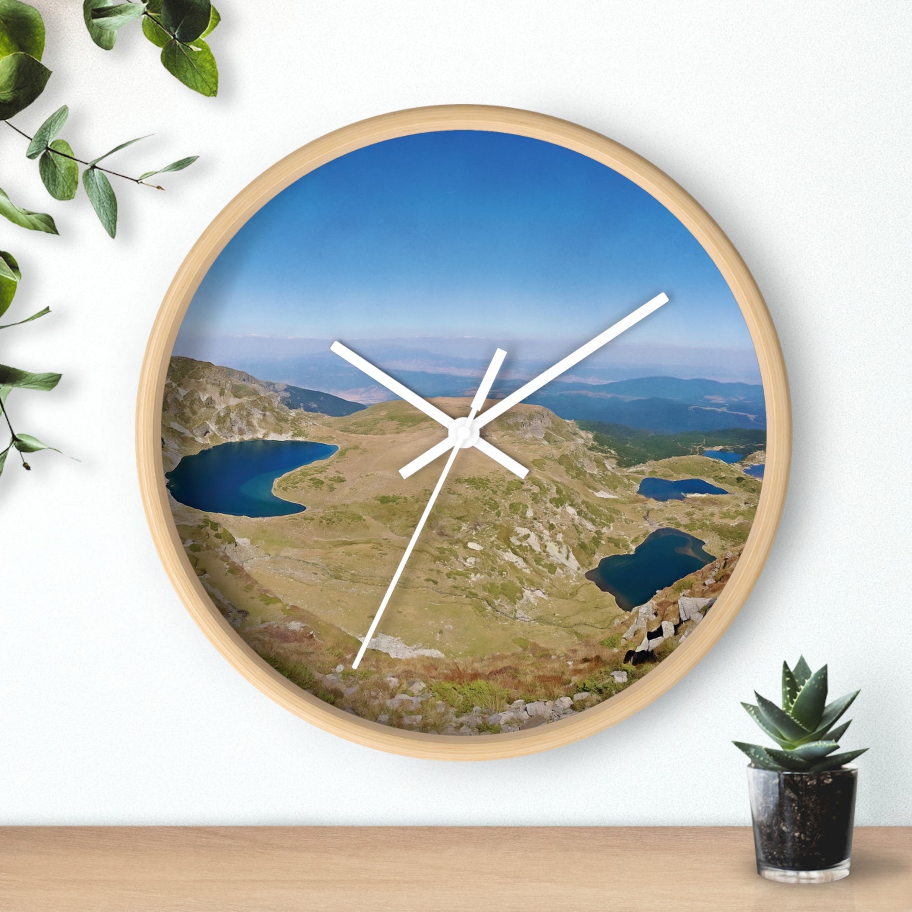 Wall Clock - Rila Lakes, Bulgaria (Variant 2)