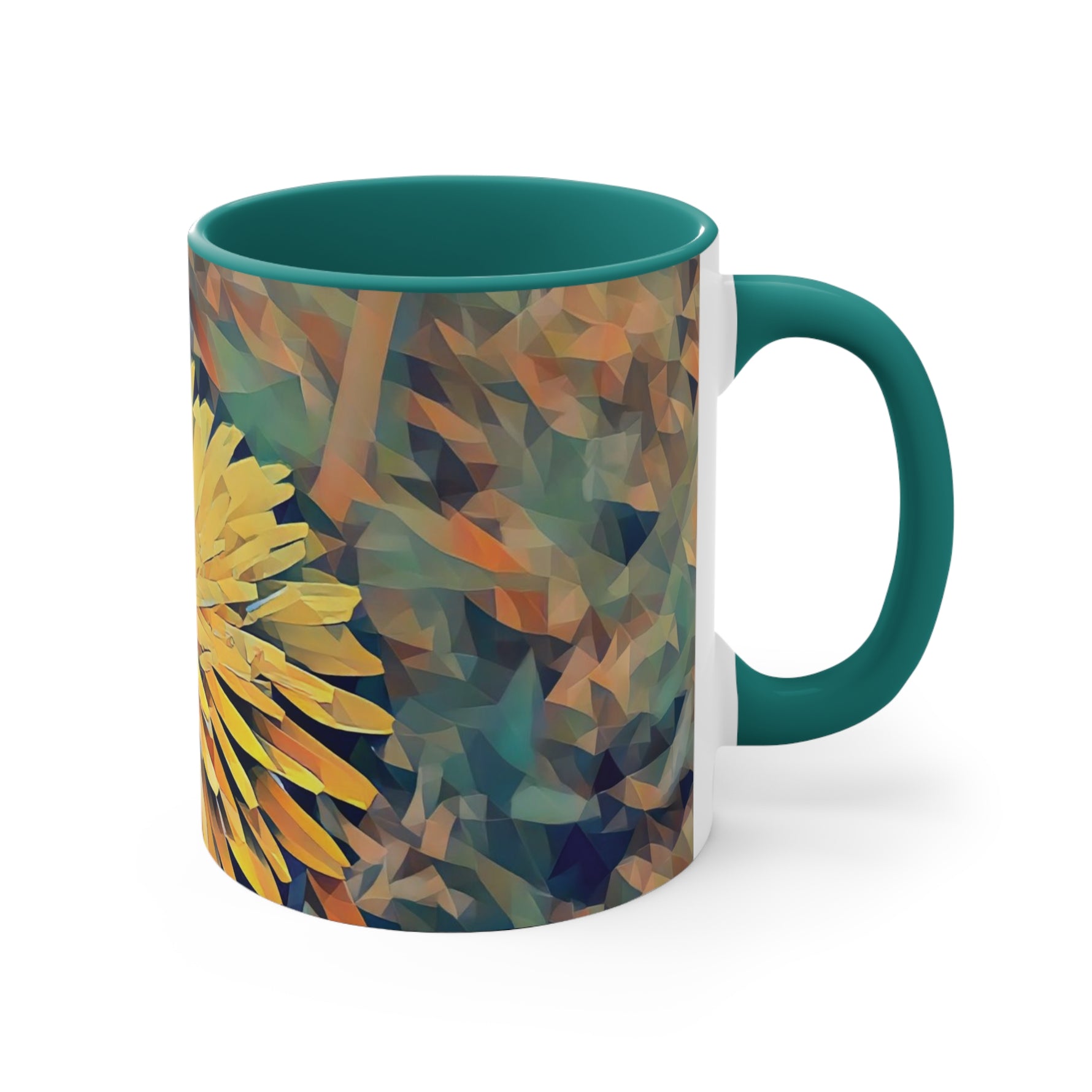 Mug 11oz - Poly Art - Flower of Dandelion (Variant 1)