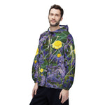Windbreaker Jacket - Flower of Lavender and Chamomile