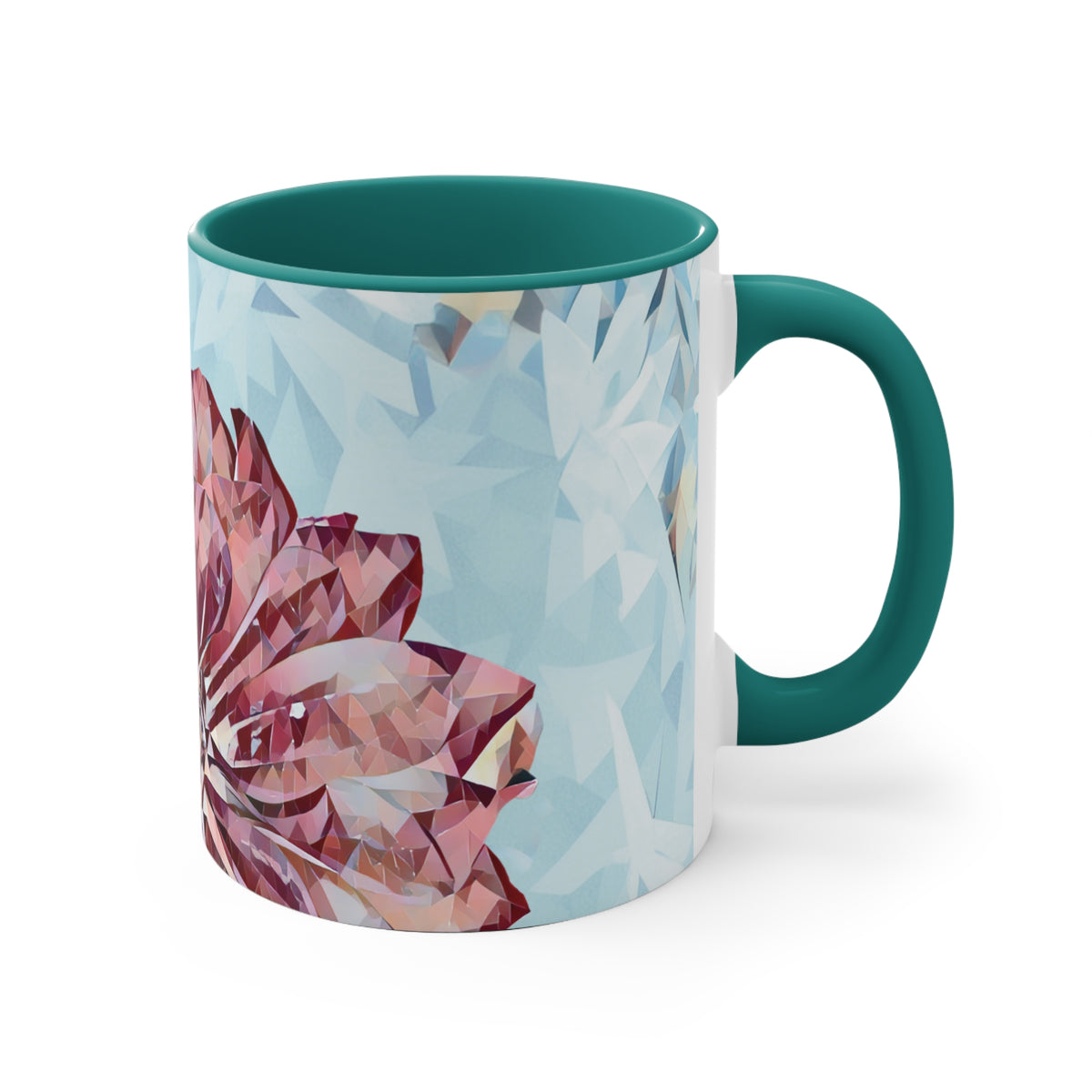 Mug 11oz - Poly Art - Flower of Dahlia (Variant 3)
