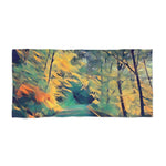 Beach Towel – Poly Art - Forest (Variant 01)