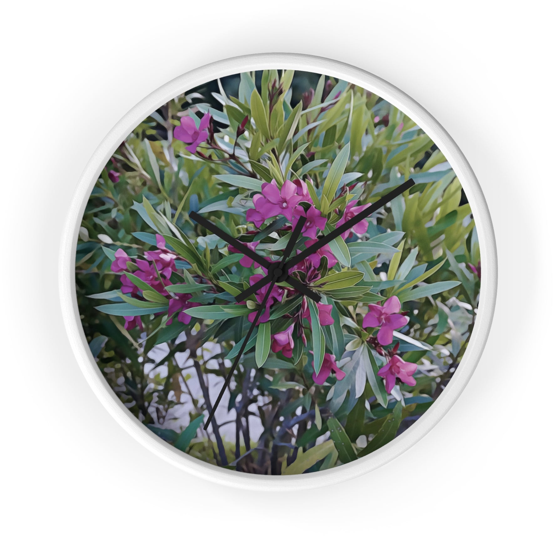 Wall Clock - Flower of Oleander