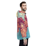 Windbreaker Jacket - Poly Art - Flower of Dahlia (Variant 1)
