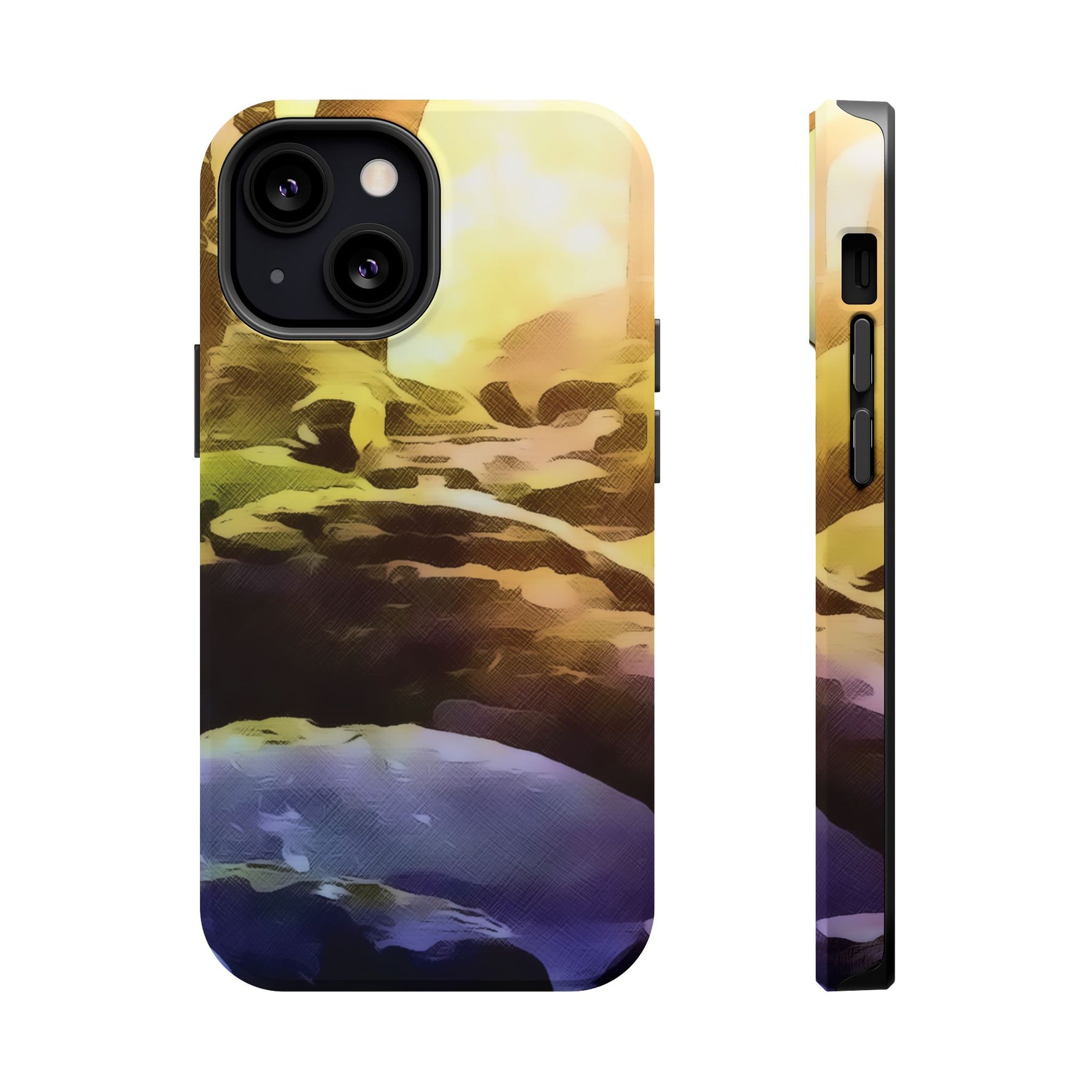 Magnetic Tough Phone Case - Golden Reflections (Variant 2)