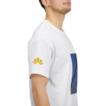 Unisex Heavy Cotton Tee - Nepal, Buddha's Eyes (Variant 2)
