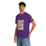 Unisex Heavy Cotton Tee - Poly Art - Apple's Tree Flower (Variant 3)