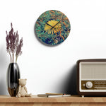 Acrylic Wall Clock - Poly Art - Flower of Dandelion (Variant 1)