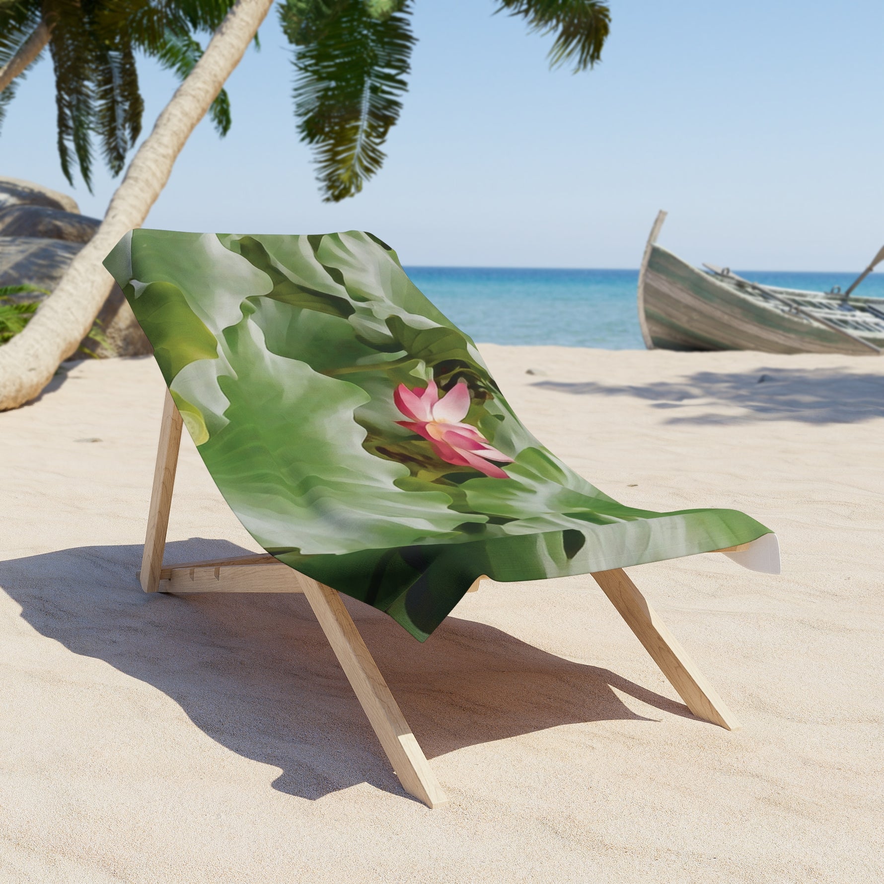Beach Towel – Flower of Lotus (Variant 2)