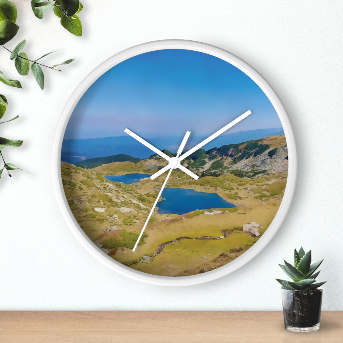 Wall Clock - Rila Lakes, Bulgaria (Variant 1)