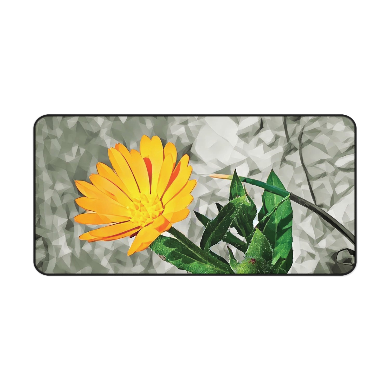 Desk Mat - Poly Art - Flower of Calendula (Variant 1)