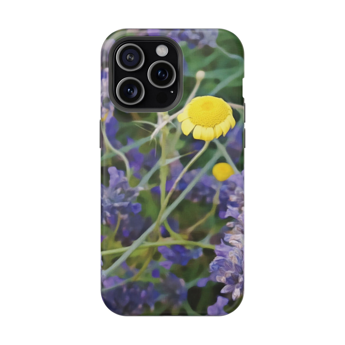 Magnetic Tough Phone Case - Flower of Lavender and Chamomile