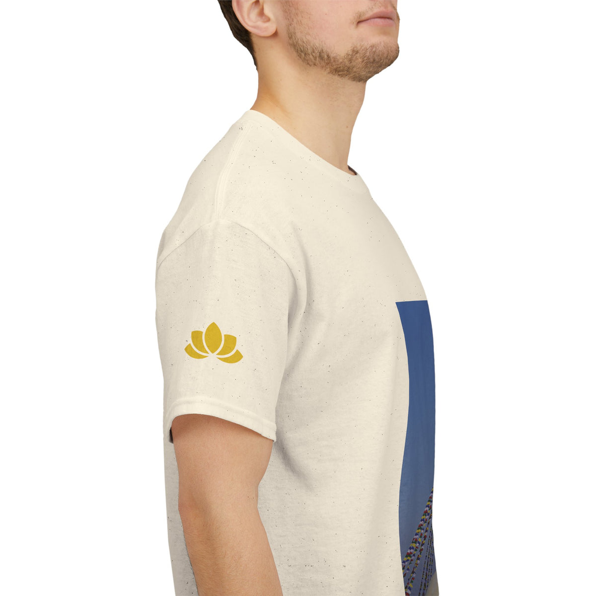 Unisex Heavy Cotton Tee - Nepal, Buddha's Eyes (Variant 3)