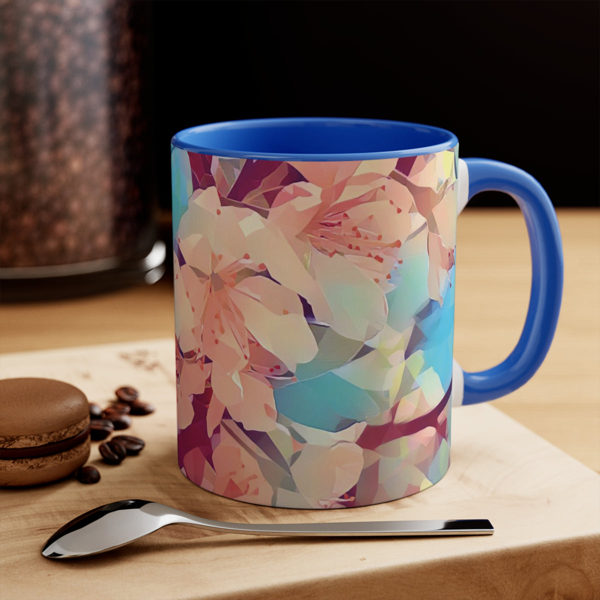 Mug 11oz - Poly Art - Apple's Tree Flower (Variant 3)