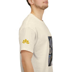 Unisex Heavy Cotton Tee - Poly Art - Wooden Trunks (Variant 1)