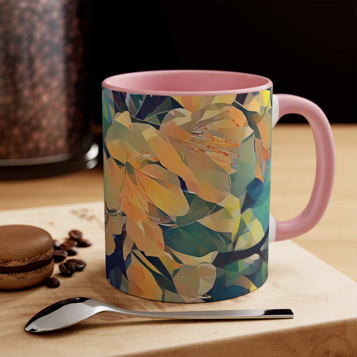 Mug 11oz - Poly Art - Apple's Tree Flower (Variant 2)