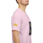 Unisex Heavy Cotton Tee - Poly Art - Wooden Trunks (Variant 3)