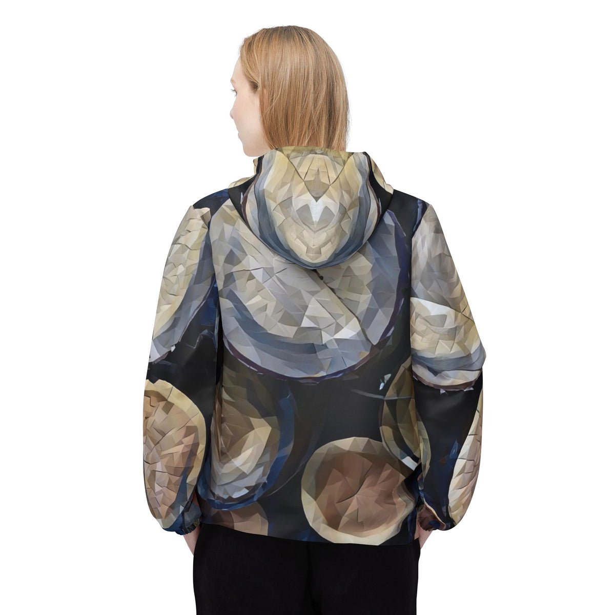 Windbreaker Jacket - Poly Art - Wooden Trunks (Variant 2)